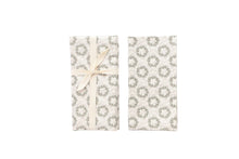Load image into Gallery viewer, Off White Winter Themed Napkins with Wreaths- Set of 4