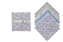 Load image into Gallery viewer, Liberty - Mismatched Blue Florals - Set of 6