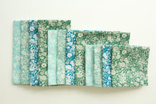 Load image into Gallery viewer, Liberty - Emily Belle Florals - Set of 4 - Greens and Teals