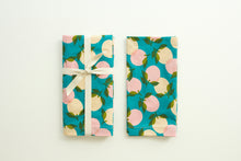 Load image into Gallery viewer, Citrus Napkins on Teal Background - Set of 4