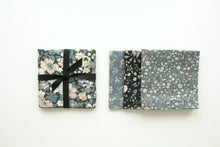 Load image into Gallery viewer, Liberty - Gray and Black Classic Florals - Set of 4