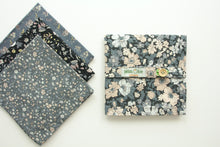 Load image into Gallery viewer, Liberty - Gray and Black Classic Florals - Set of 4