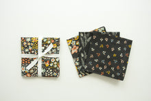 Load image into Gallery viewer, Rick Chocolate Brown Floral Napkins - Set of 4