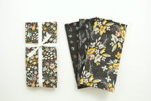 Load image into Gallery viewer, Rick Chocolate Brown Floral Napkins - Set of 4