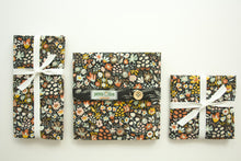 Load image into Gallery viewer, Rick Chocolate Brown Floral Napkins - Set of 4