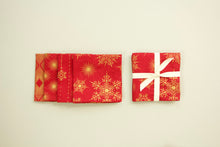Load image into Gallery viewer, Elegant Holiday Napkins in Red - Set of 4