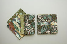 Load image into Gallery viewer, Earth Tones and Greens Napkins - Set of 4
