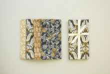 Load image into Gallery viewer, Classic Navy and Browns Napkins - Set of 4