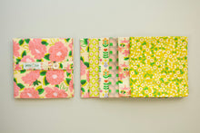 Load image into Gallery viewer, Bright Cream, Pinks and Kelly Green Prints - Set of 6