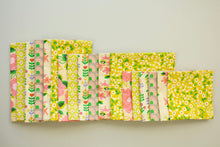 Load image into Gallery viewer, Bright Cream, Pinks and Kelly Green Prints - Set of 6