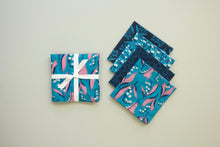 Load image into Gallery viewer, Blue Floral Napkins - Set of 4
