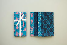 Load image into Gallery viewer, Blue Floral Napkins - Set of 4