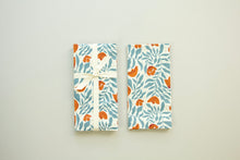 Load image into Gallery viewer, Cream Colored Napkins with Blue and Rust Florals - Set of 4