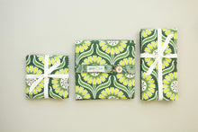 Load image into Gallery viewer, Dark Green Florals - Set of 6
