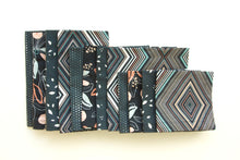 Load image into Gallery viewer, Midnight Blue Mid-Mod Napkins- Set of 4