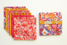 Load image into Gallery viewer, Bright and Colorful Floral Napkins- Set of 6