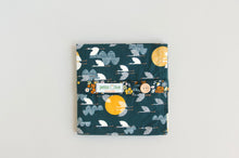 Load image into Gallery viewer, Cranes Navy Mismatched Napkins - Set of 4 - Everyday - Cocktail