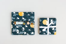Load image into Gallery viewer, Cranes Navy Mismatched Napkins - Set of 4 - Everyday - Cocktail