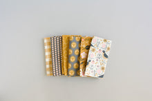 Load image into Gallery viewer, Yellow and Gray Mismatched Napkins - Set of 6 - Everyday - Cocktail - Dinner
