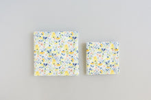 Load image into Gallery viewer, Bee Themed Yellow and Blue  Mismatched Napkins - Set of 6 - Everyday - Cocktail
