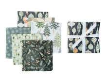 Load image into Gallery viewer, Winter Mismatched Napkins- Set of 6
