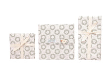 Load image into Gallery viewer, Off White Winter Themed Napkins with Wreaths- Set of 4
