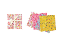 Load image into Gallery viewer, Liberty - Bright Floral Mismatched Napkins - Set of 4
