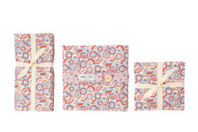 Load image into Gallery viewer, Liberty - Tan, Lavender and Red Floral Mismatched Napkins - Set of 4
