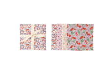 Load image into Gallery viewer, Liberty - Tan, Lavender and Red Floral Mismatched Napkins - Set of 4
