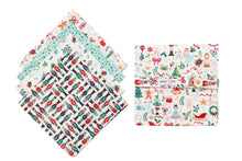 Load image into Gallery viewer, Nutcracker Themed Holiday Napkins - Set of 4 Mismatched
