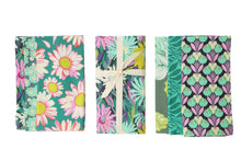 Load image into Gallery viewer, Rich Greens Floral Mismatched Napkins - Set of 6
