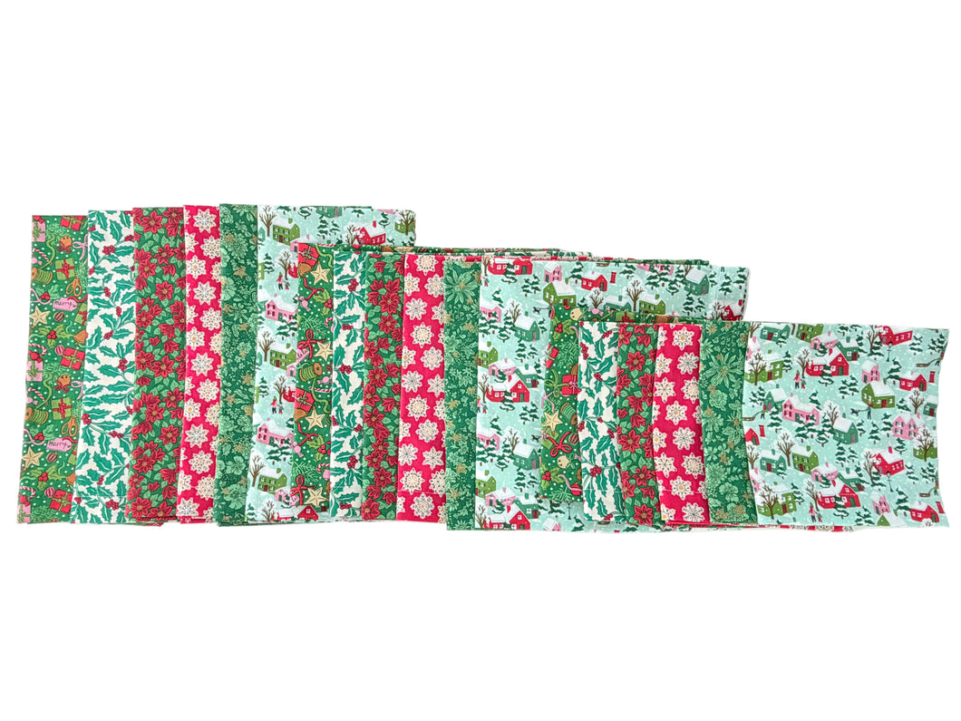 Liberty - Christmas Mismatched Napkins- Set of 6
