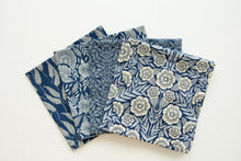 Load image into Gallery viewer, Blue Floral Napkins - Set of 4
