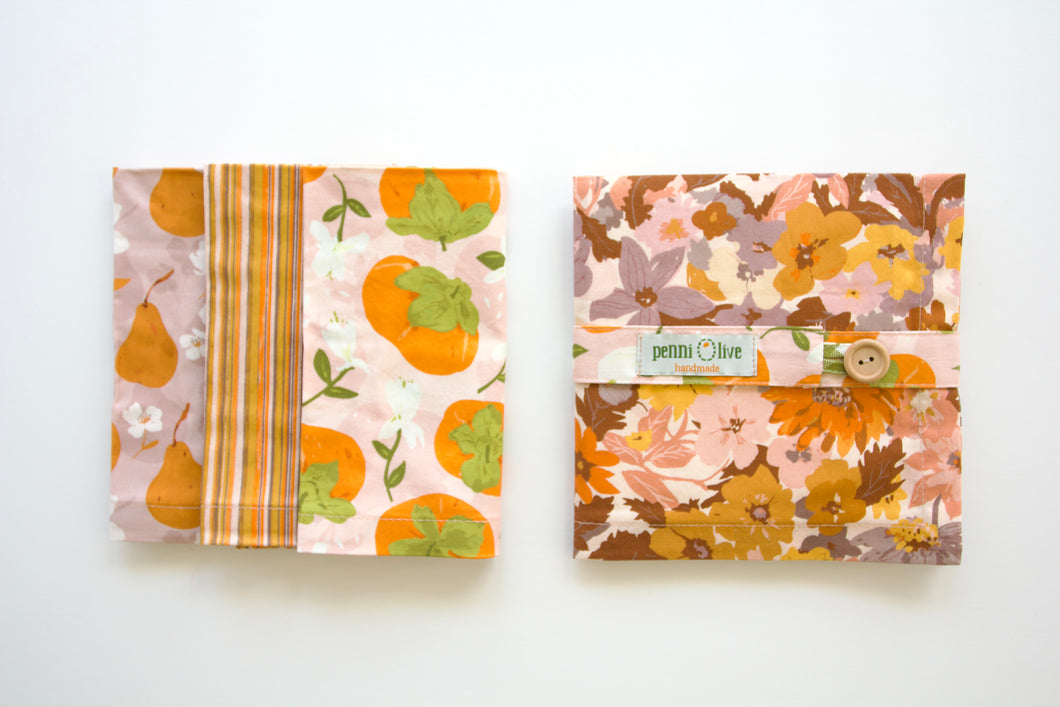 Pears and Persimmons - Set of 4