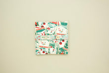 Load image into Gallery viewer, Ski Holiday Napkins- Red and Teals - Set of 6
