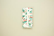 Load image into Gallery viewer, Ski Holiday Napkins- Red and Teals - Set of 6
