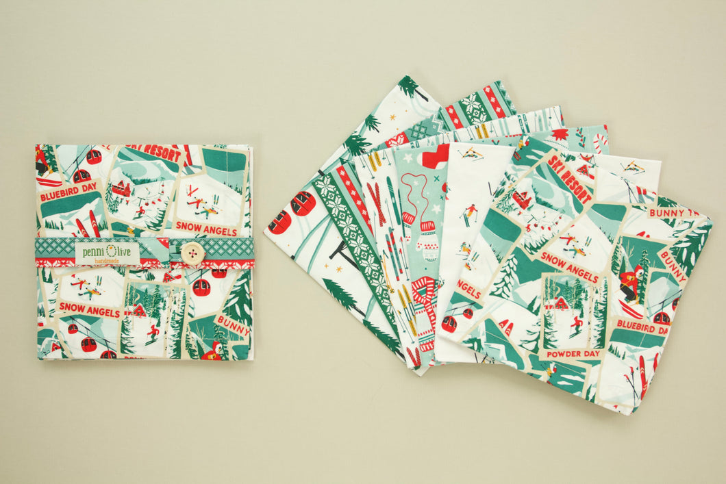 Ski Holiday Napkins- Set of 6