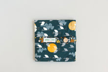 Load image into Gallery viewer, Cranes Navy Mismatched Napkins - Set of 4 - Everyday - Cocktail
