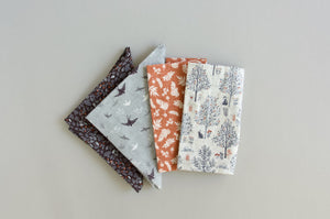 Gray English Countryside Mismatched Napkins - Set of 4 - Everyday - Cocktail