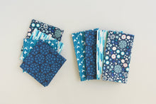 Load image into Gallery viewer, Blue and Pink Floral Prints Mismatched Napkins - Set of 4 - Everyday - Cocktail
