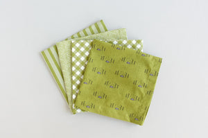 Camping Themed Mismatched Napkins - Set of 4 - Everyday - Cocktail